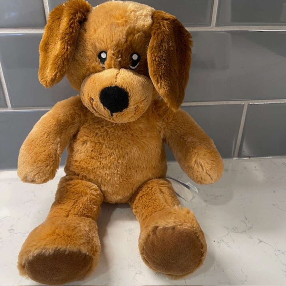 Build-A-Bear CHOCOLATE CHUNK PUP 16" Puppy Dog Plush Stuffed Animal Toy Brown